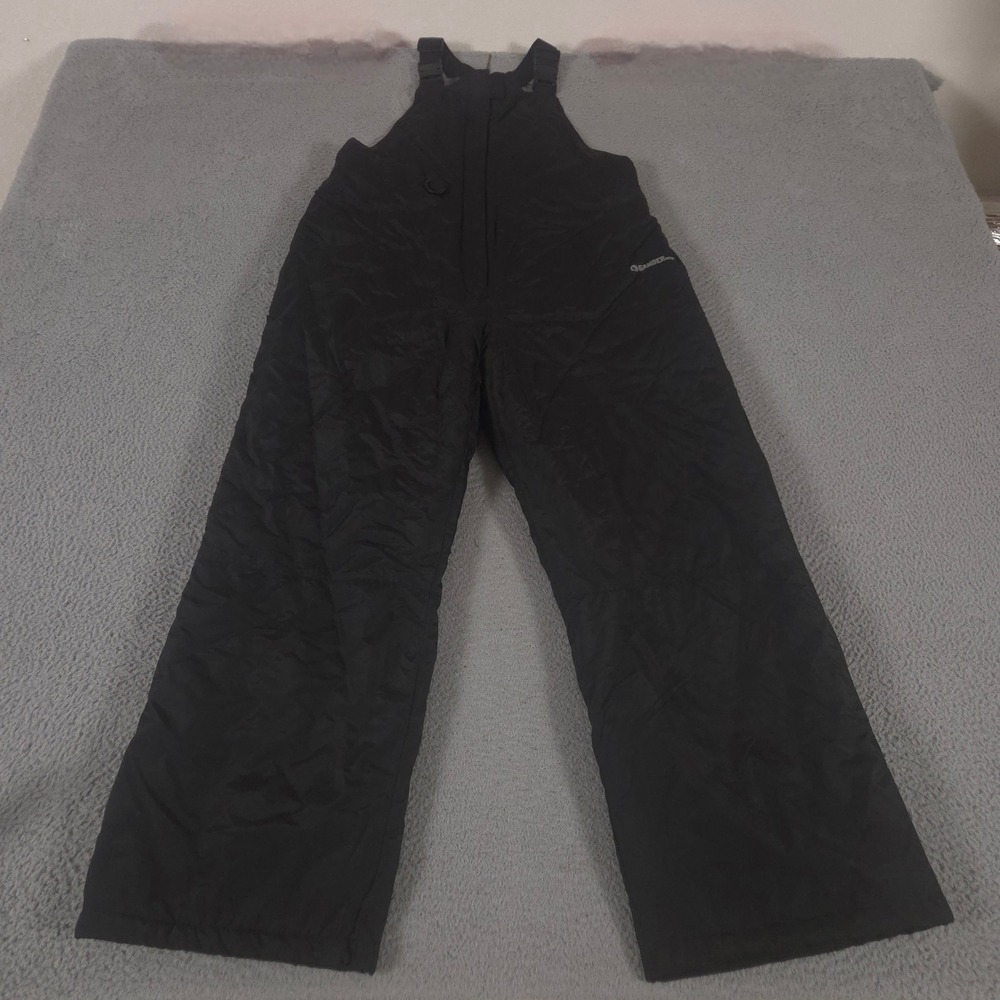 Gander Mountain Overalls Womens XL Black Straight Leg Insulated Snow Bib Skiing